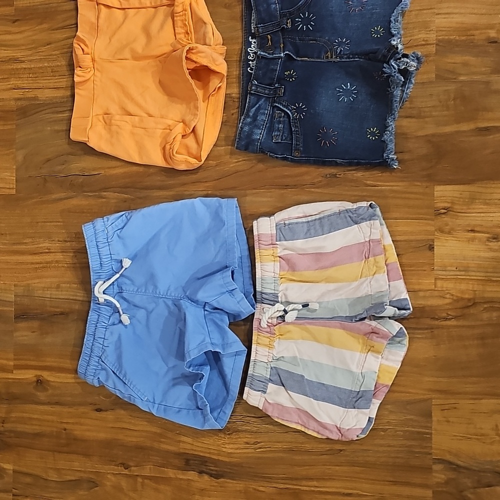 Blue Kids Casual Shorts - Picture 4 of 4